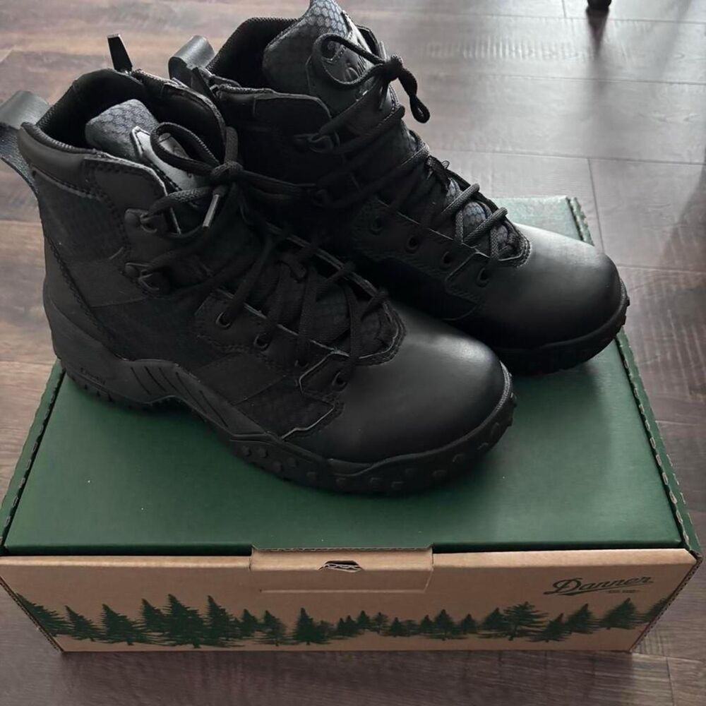 Danner Scorch Side-Zip 6” Slip-Resistant Work Boots 7.5 Wide